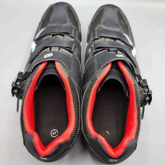 Peloton Men\'s Size EU 47 US 13 Black Cycling Shoes Black Red main image 13